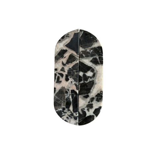 Door Handle - Calacatta Black - Small